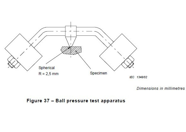 Heat Resistance 20N IEC60884 Ball Pressure Test Apparatus 0