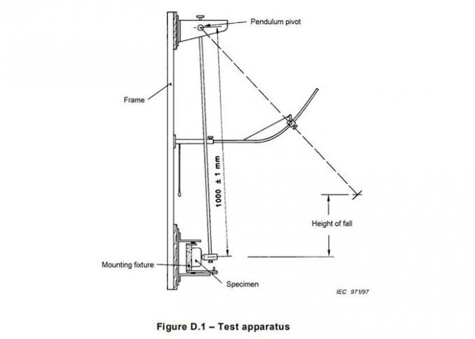 IEC60068 Drop Impact Resistance Pendulum Hammer Impact Test 0