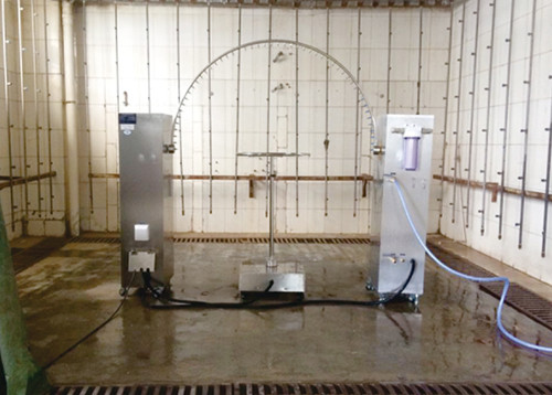 Oscillating Tube Waterproof Ip Testing Equipment IPX3 IPX4 IEC60529 3
